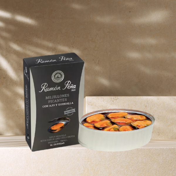 Moules Épicées à l’Ail et au Piment – Ramón Peña (16-20 pièces) - LA BODEGA DE JULIA