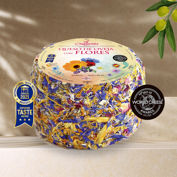 Fromage de Brebis aux Fleurs - Entier 3kg - LA BODEGA DE JULIA