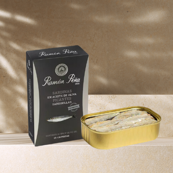 Sardines à l’Huile d’Olive Piquante – Ramón Peña (12-16 pièces) | Épicées et Gourmandes - LA BODEGA DE JULIA