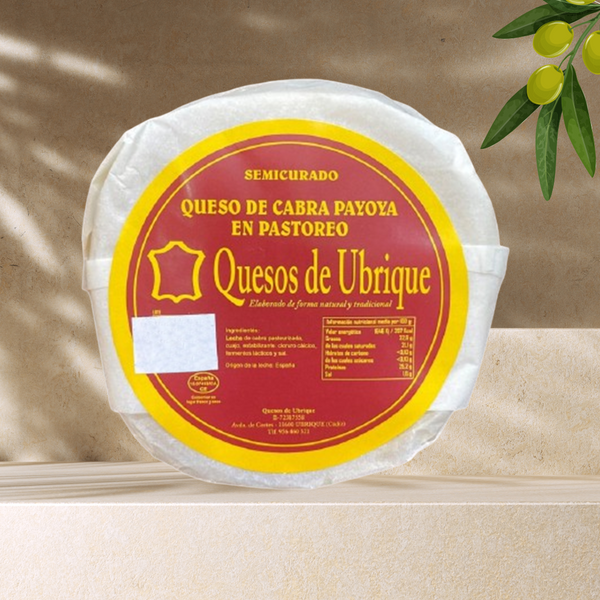 Fromage semi-affiné de chèvre Payoya - Ubrique Entier 2kg - LA BODEGA DE JULIA