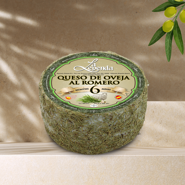 Fromage de Brebis au Romarin 3kg - LA BODEGA DE JULIA