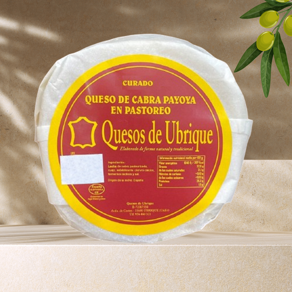 Fromage affiné de chèvre Payoya - Ubrique  Entier 1,7kg - LA BODEGA DE JULIA